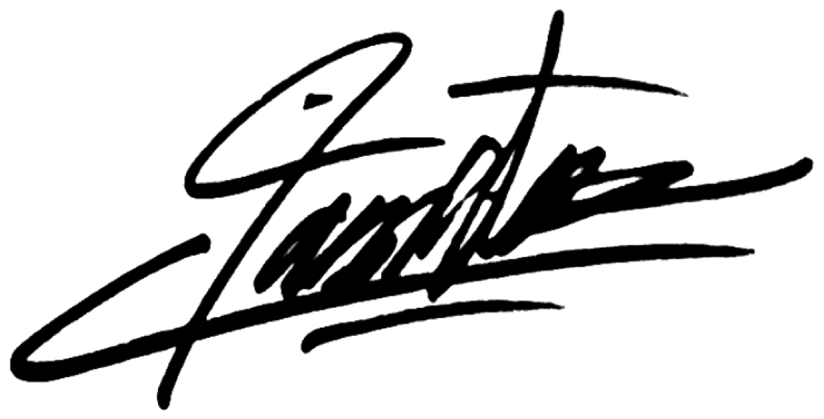 Caden Tacoronte's signature: the identity this site is built around.